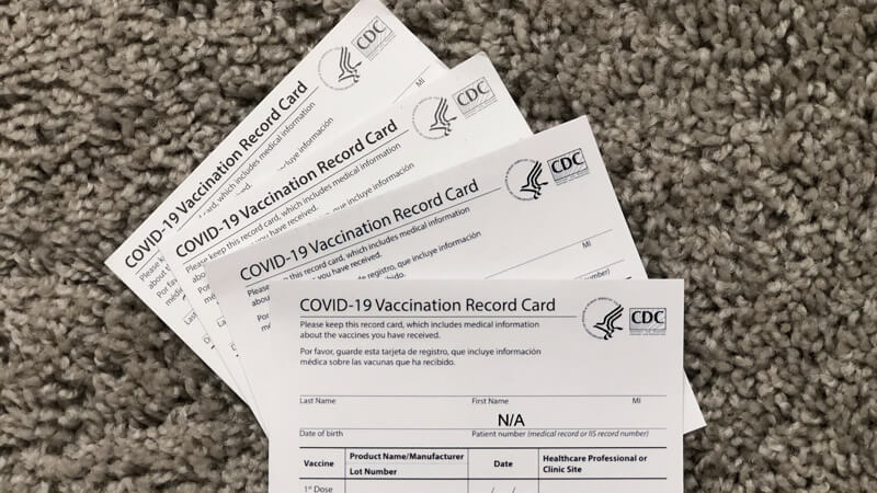 COVID-19 Vaccination Cards