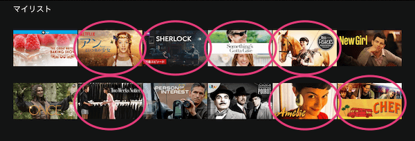 Netflix Mylist US