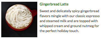Starbucks Gingerbread Latte