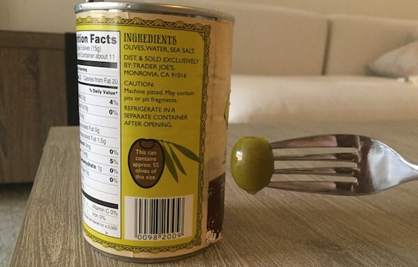 Trader Joe's Green Olives