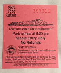 Diamond Head ticket