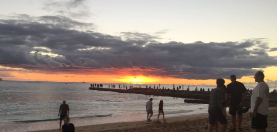Sunset at Outrigger Reef